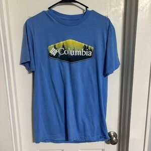 Columbia Blue Graphic Men's T-Shirt